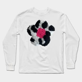 hand tufted cow flower Long Sleeve T-Shirt